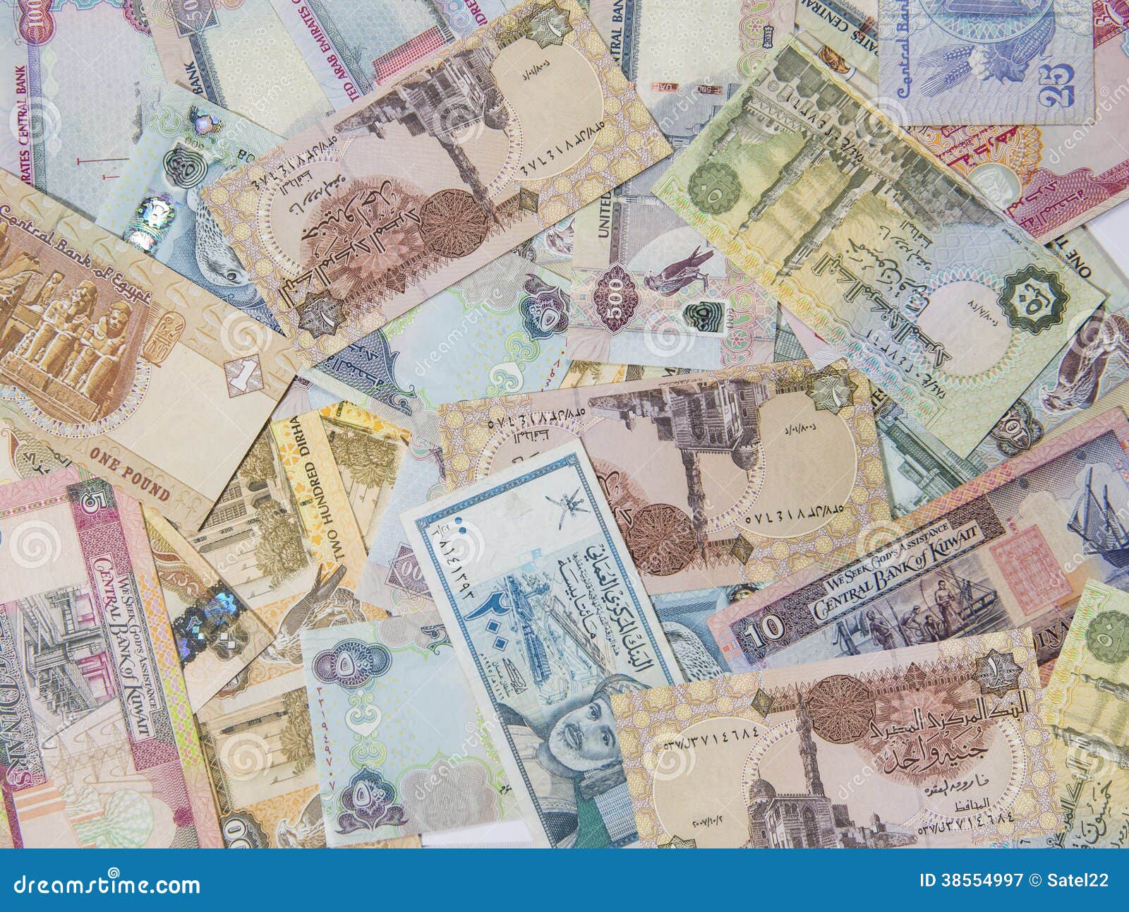 Assorted Currency Notes Stock Image Image Of Economic 38554997