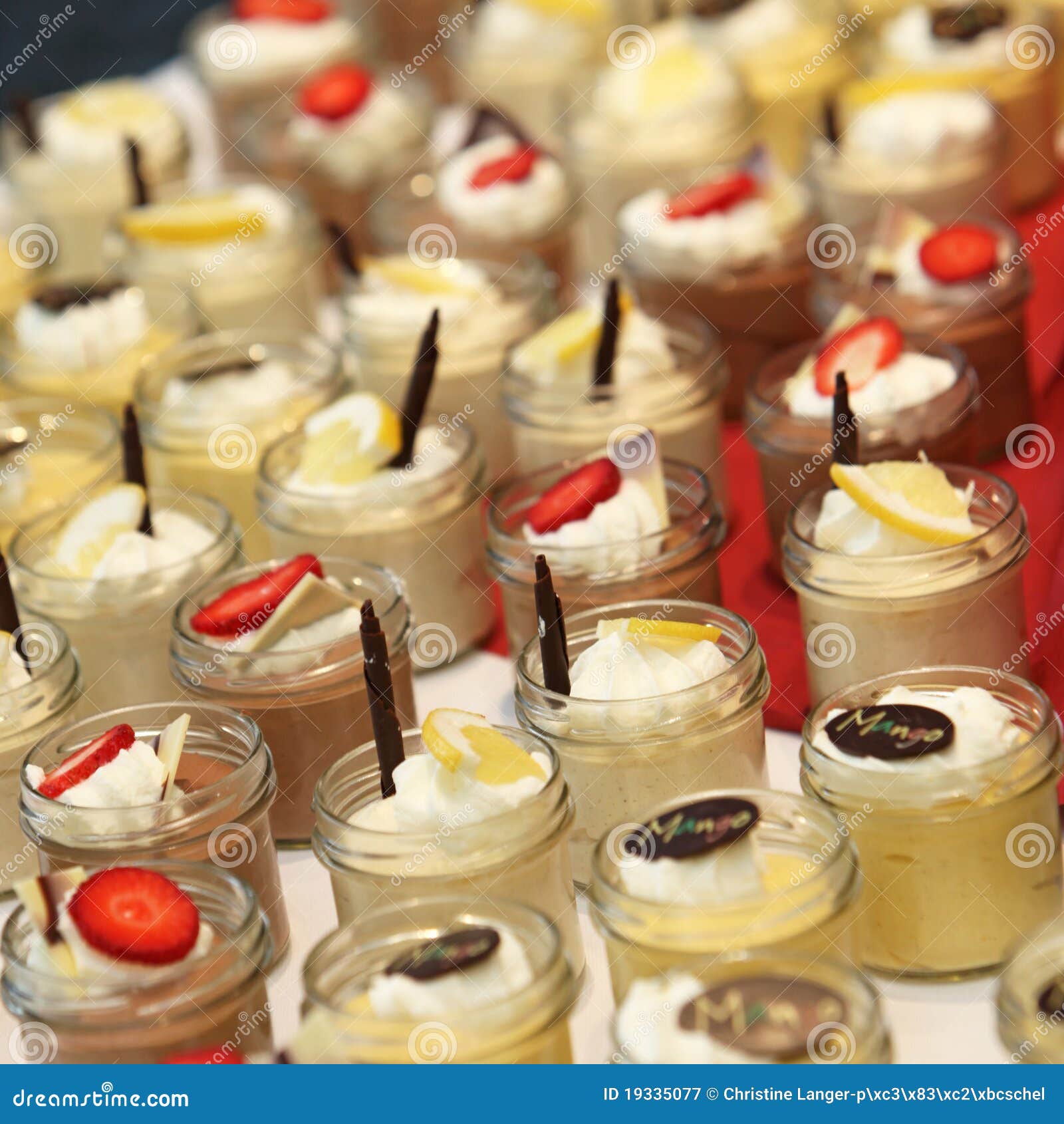 Assorted Desserts and Sweets Decorated Stock Image Image of menu