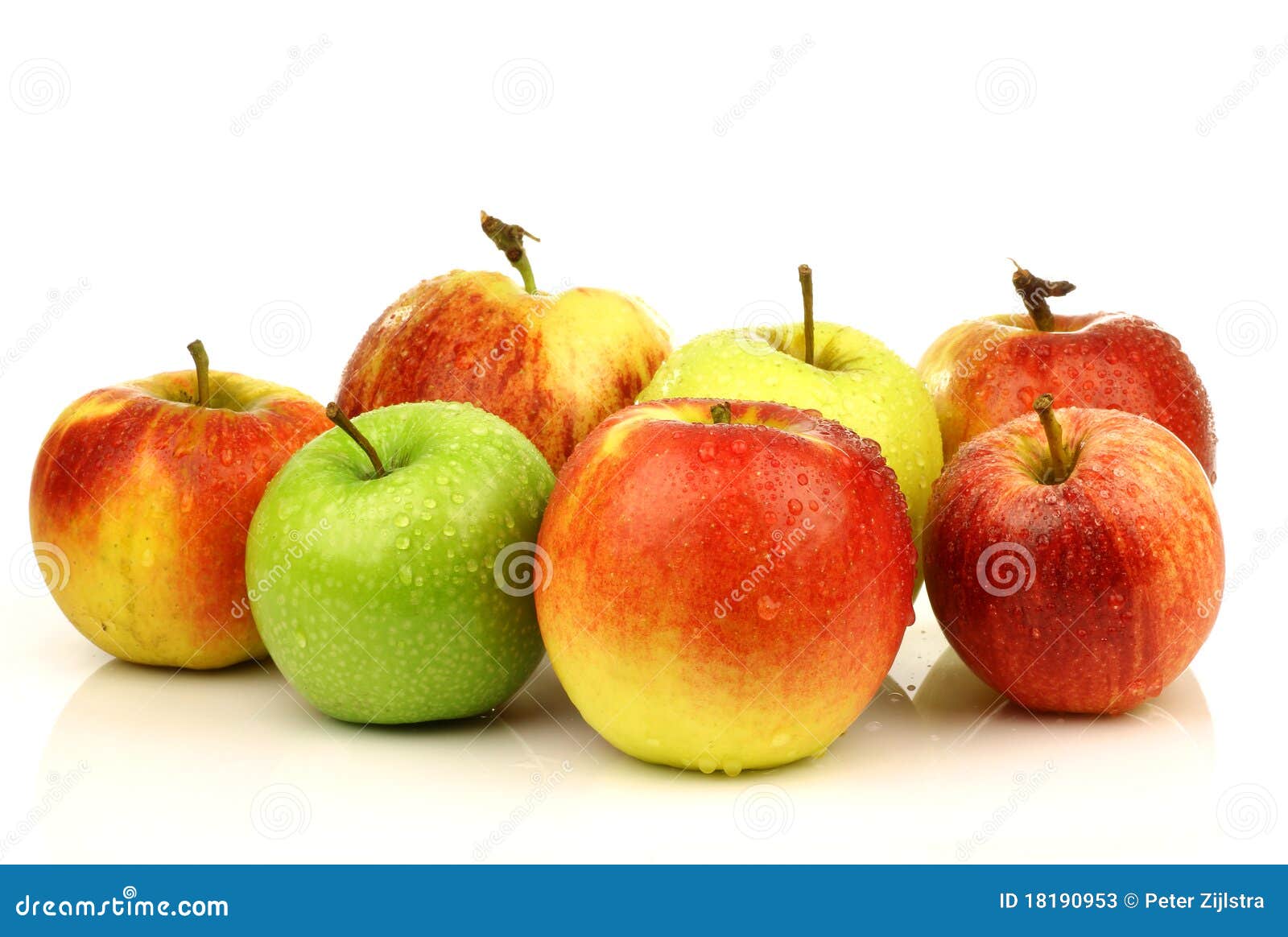 Assorted Dutch Apple Cultivars Stock Image Image of dessert