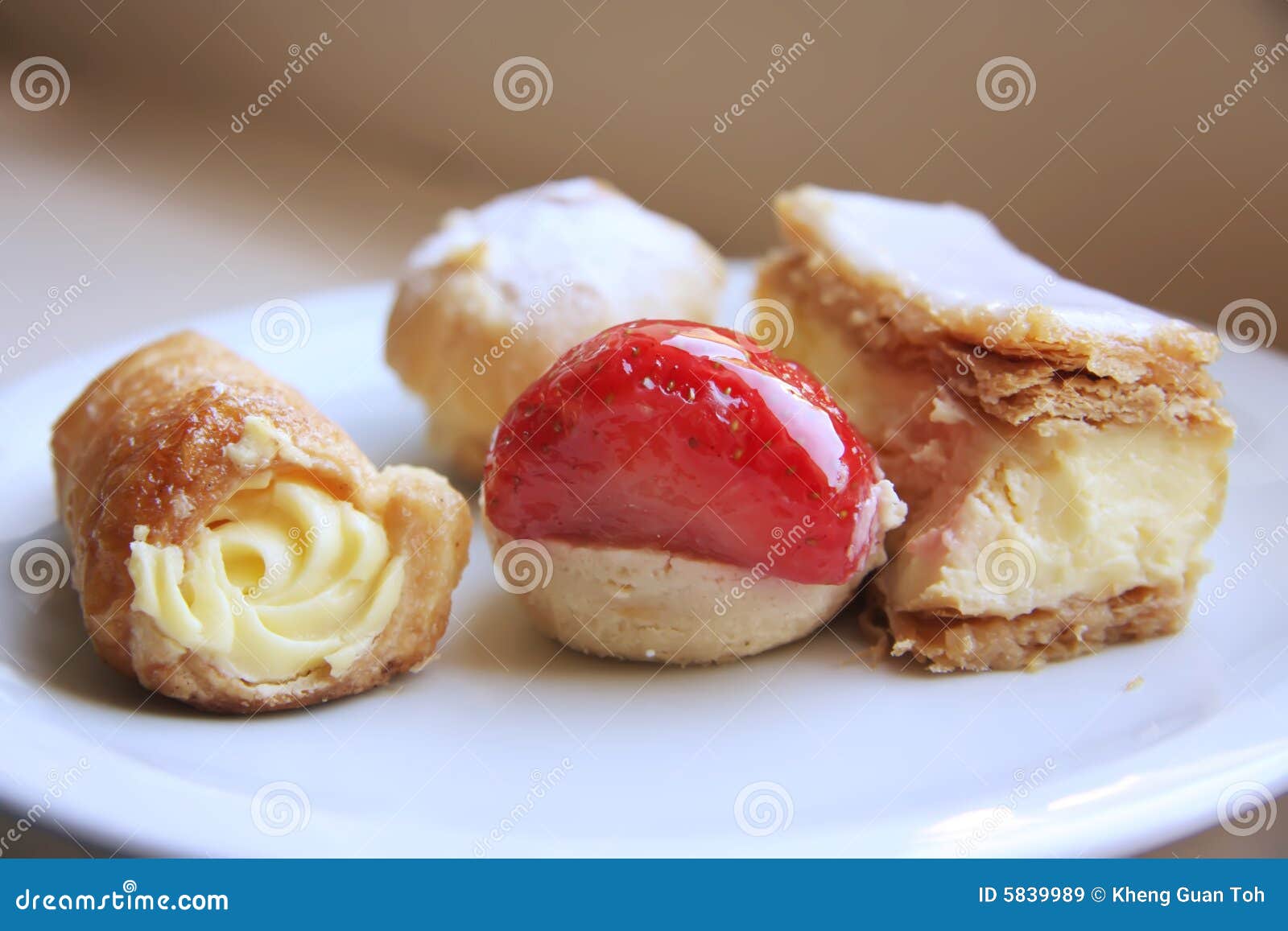 Assorted Fancy Pastries Royalty Free Stock Images Image 5839989