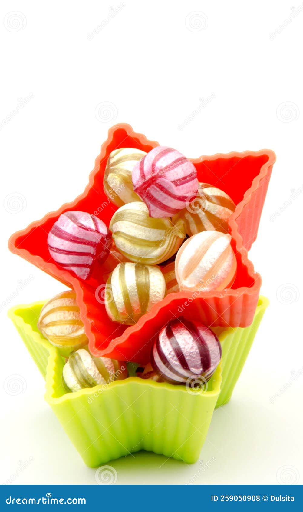 Assorted fruit candies stock photo. Image of isolated 259050908