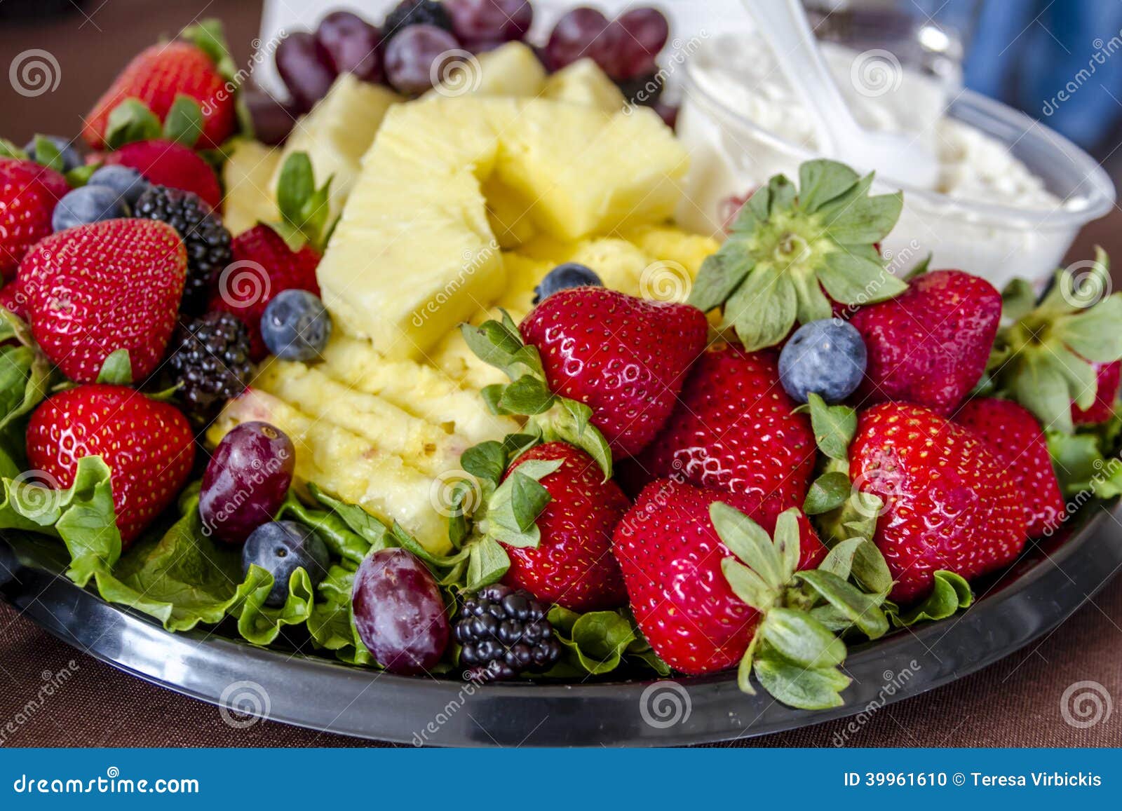 Assorted Fruit and Cheese Tray Stock Photo Image of food, decoration