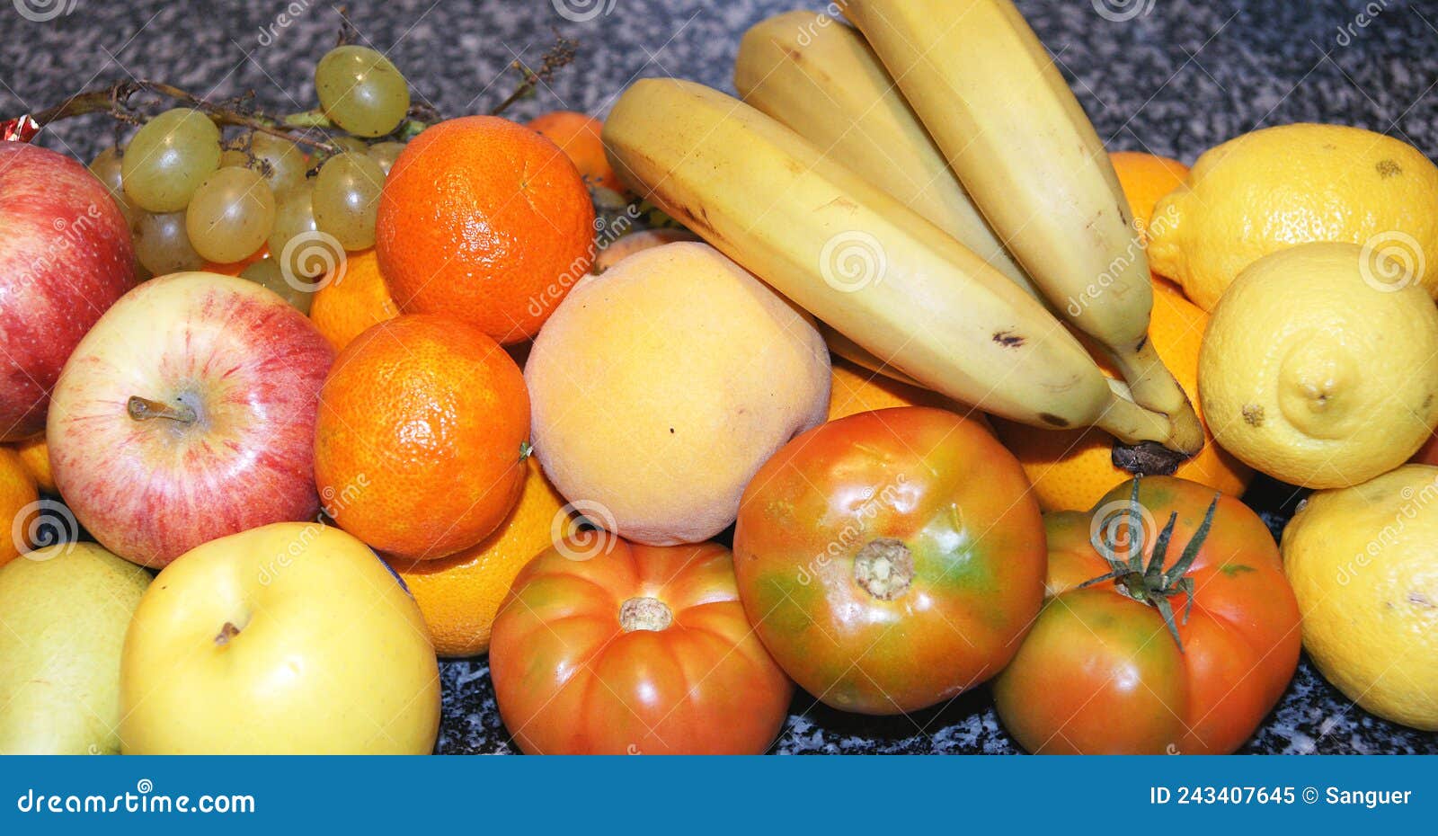 Assorted Fruits on the Kitchen Stock Image Image of healthy, kitchen