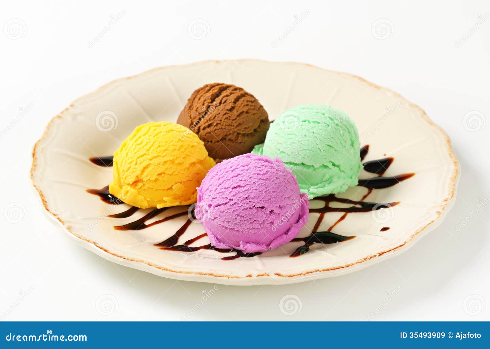 Assorted ice cream stock image. Image of assorted, blueberry 35493909