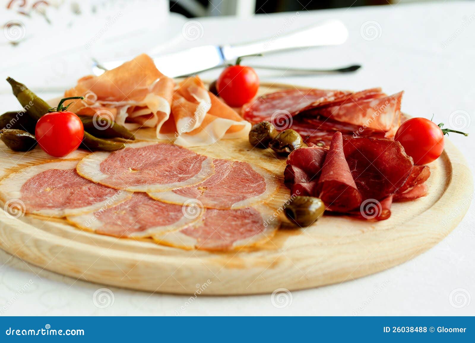 Assorted italian meat stock photo. Image of cherry, prosciutto 26038488