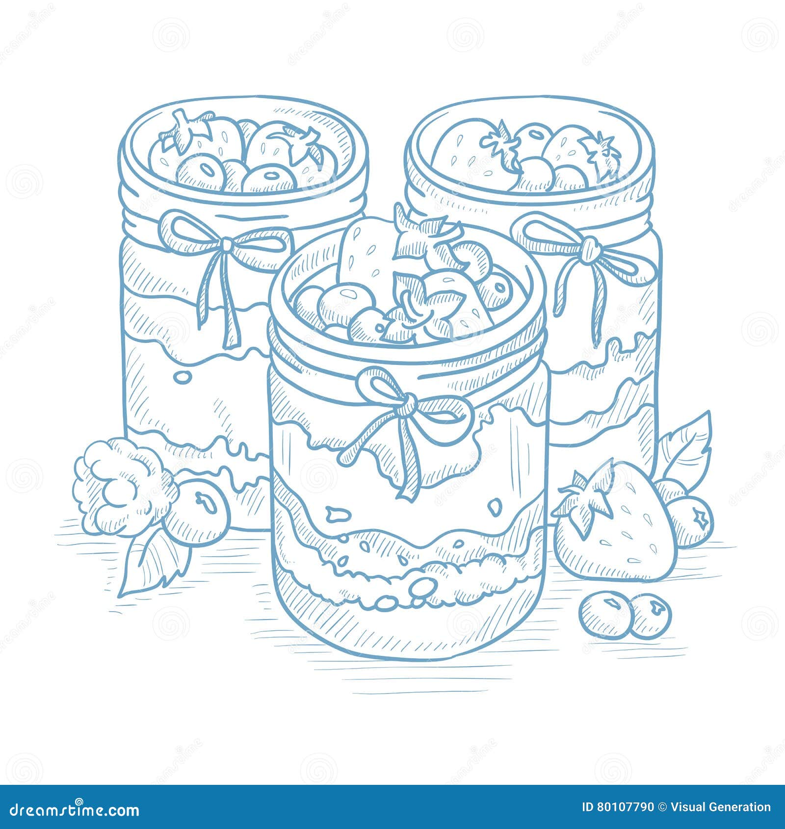 Jar with jam sketch for your design Stock Vector Vector And Low Budget  Royalty Free Image Pic ESY024860904  agefotostock