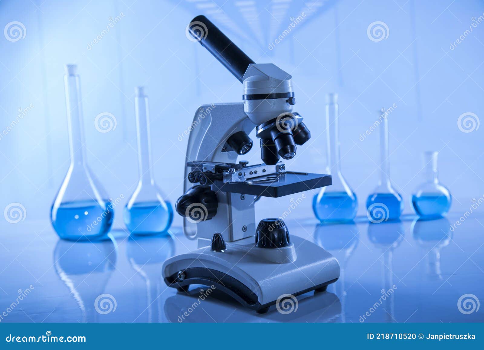 Assorted Laboratory Glassware Equipment Stock Photo Image of