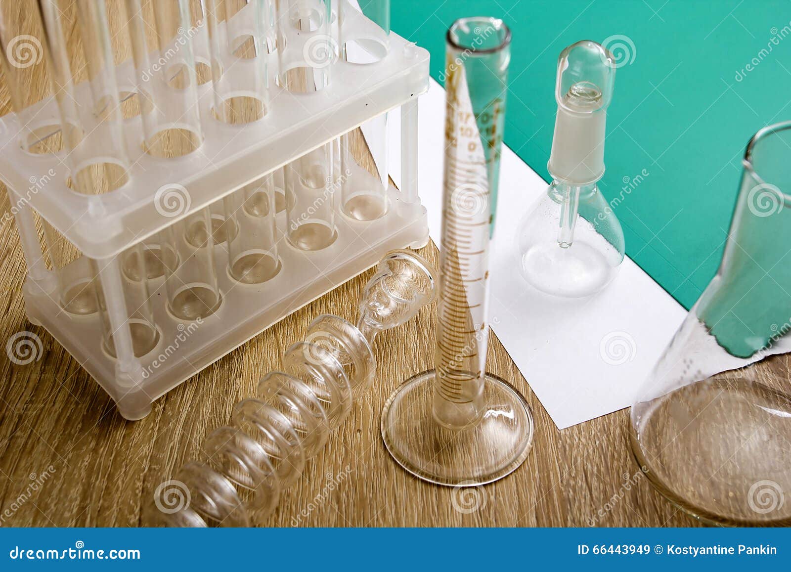 Assorted Laboratory Glassware Equipment Stock Image Image of glass