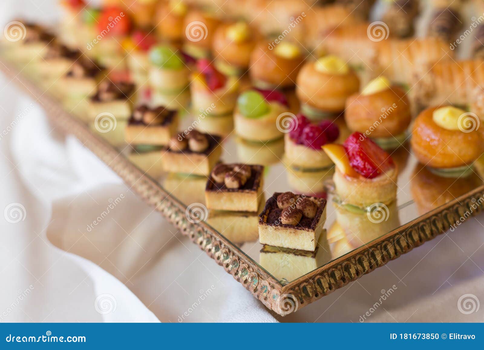 Assorted Mini Dessert and Cake Stock Photo Image of cakes, finger