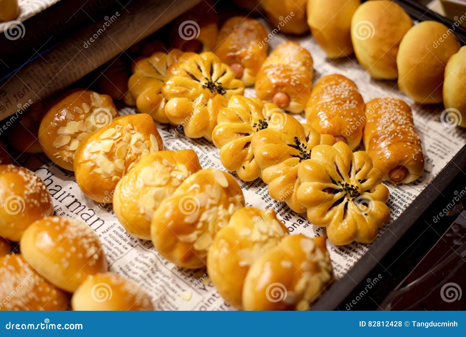 Assorted Pastries in Buffet Stock Photo Image of sweet, hotdogs 82812428