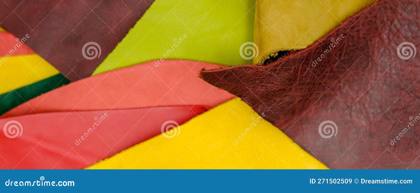 Assorted Pieces of Skin. Rawhide. Leather Pieces Stock Image Image of