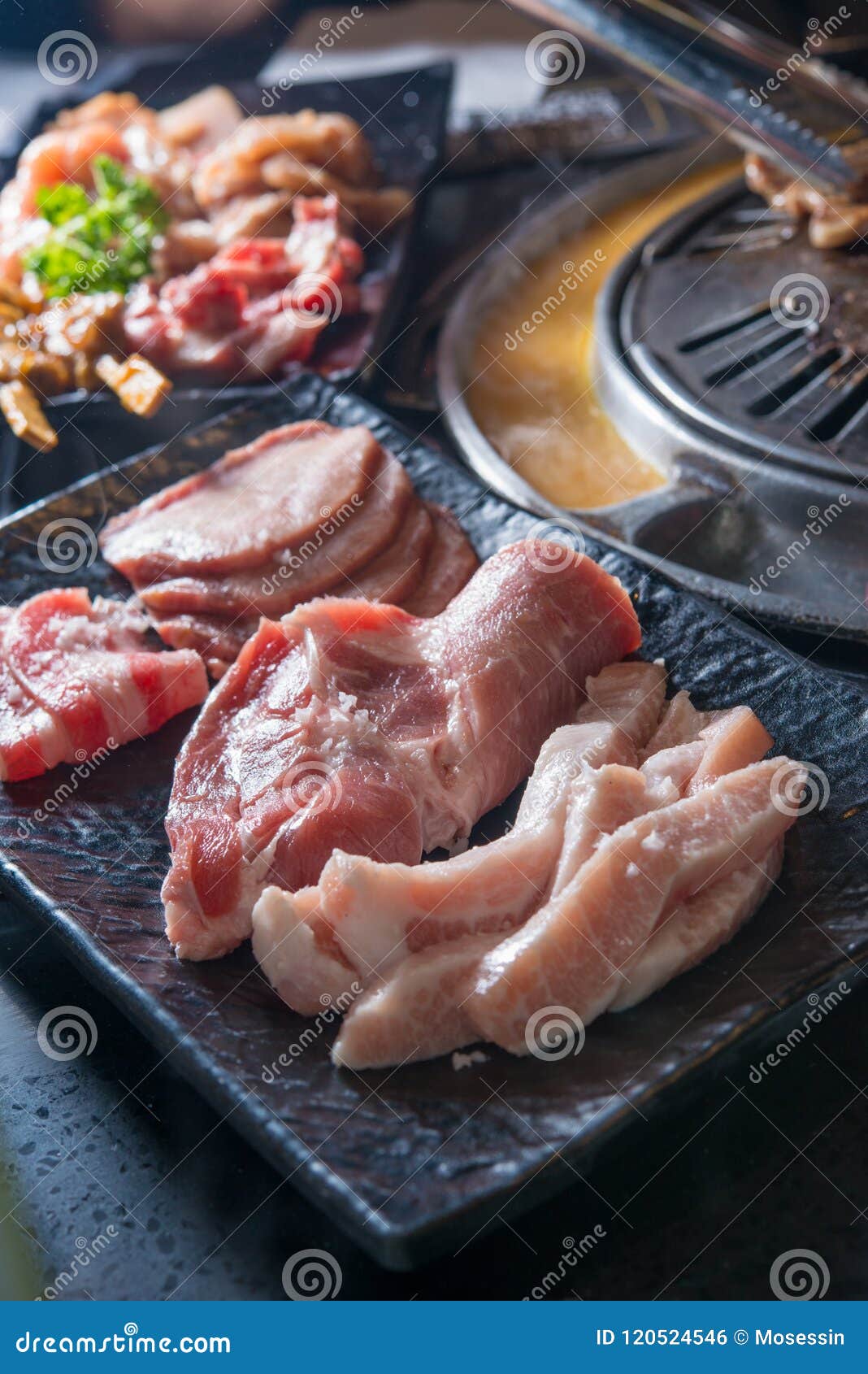 Assorted Raw Flesh Meat Platter BBQ Stock Photo Image of beef, minced