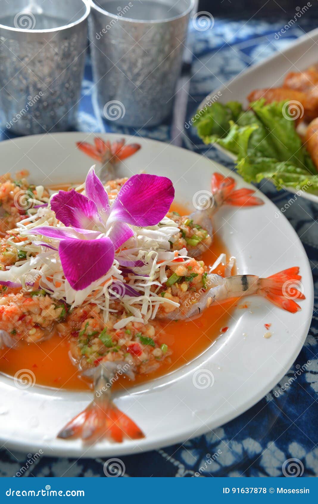 Assorted Sashimi Amaebi Shrimp Stock Photo Image of sauce, seaweed
