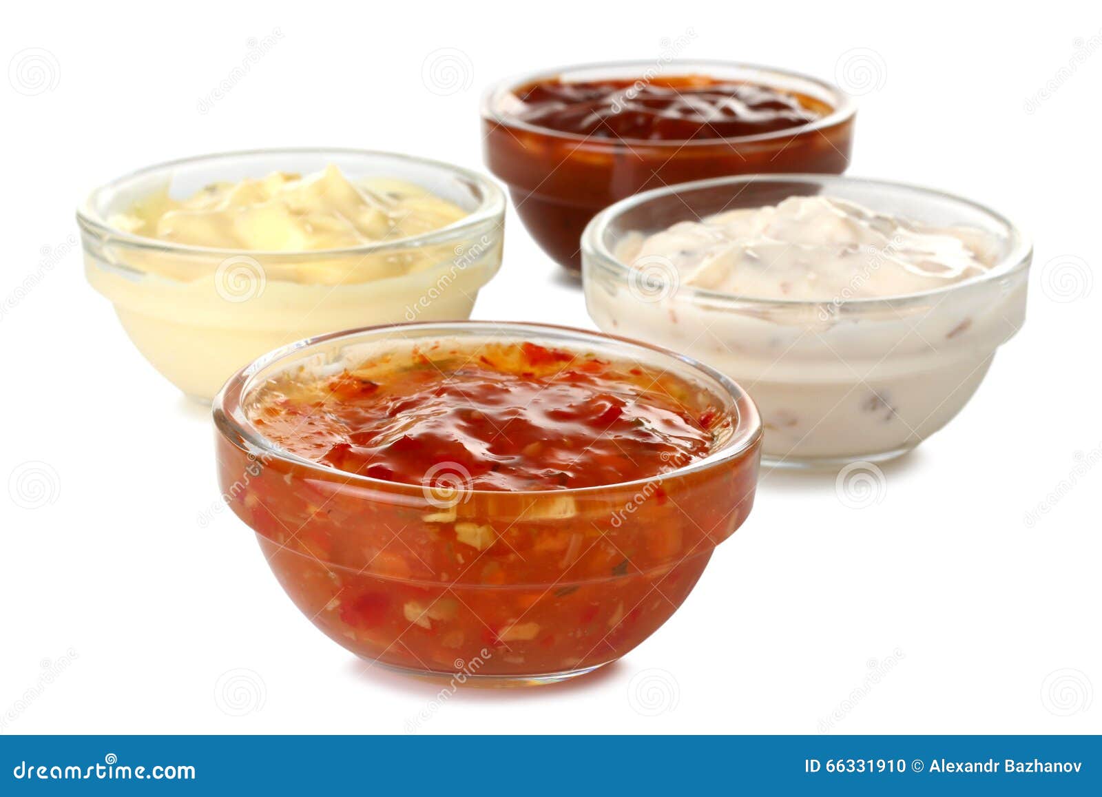 assorted sauces