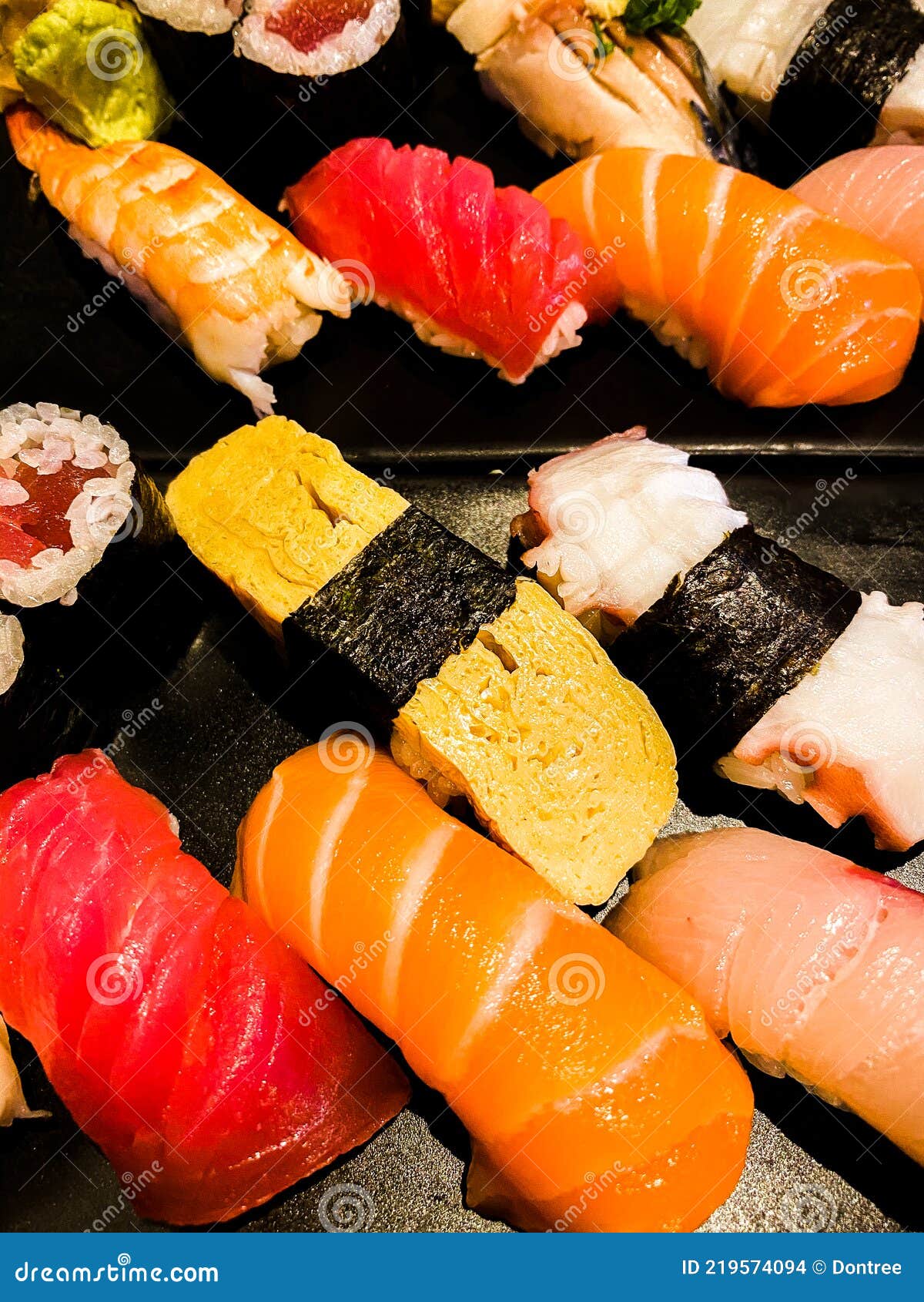 Assorted Sushi, All You Can Eat Menu Stock Photo Image of appetizer