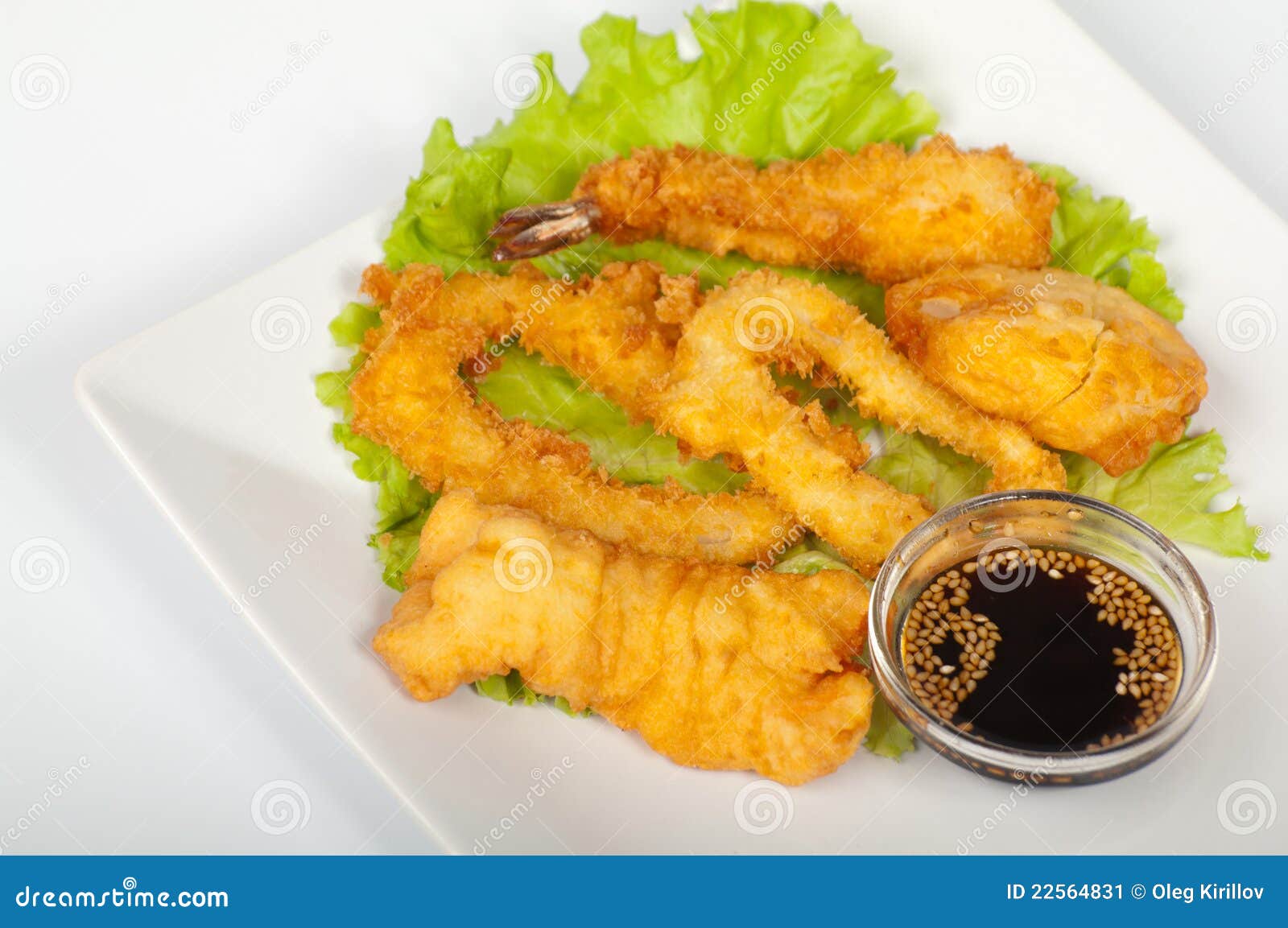 Assorted tempura stock image. Image of baked, yakitori - 22564831