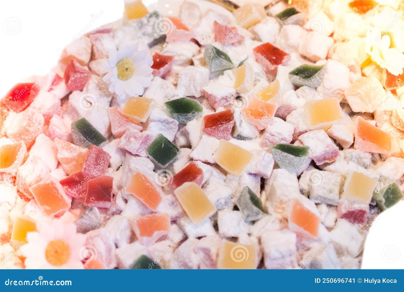 Assorted Turkish Delights Rahat Lokum Stock Image - Image of assortment