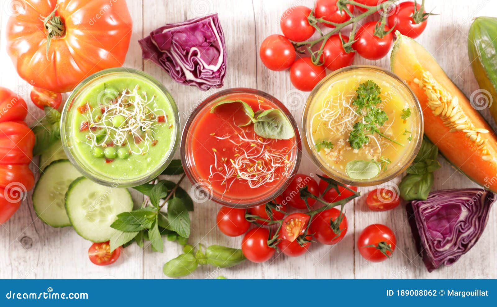 Vegetable Smoothie, Juice or Gazpacho Stock Photo - Image of assortment ...