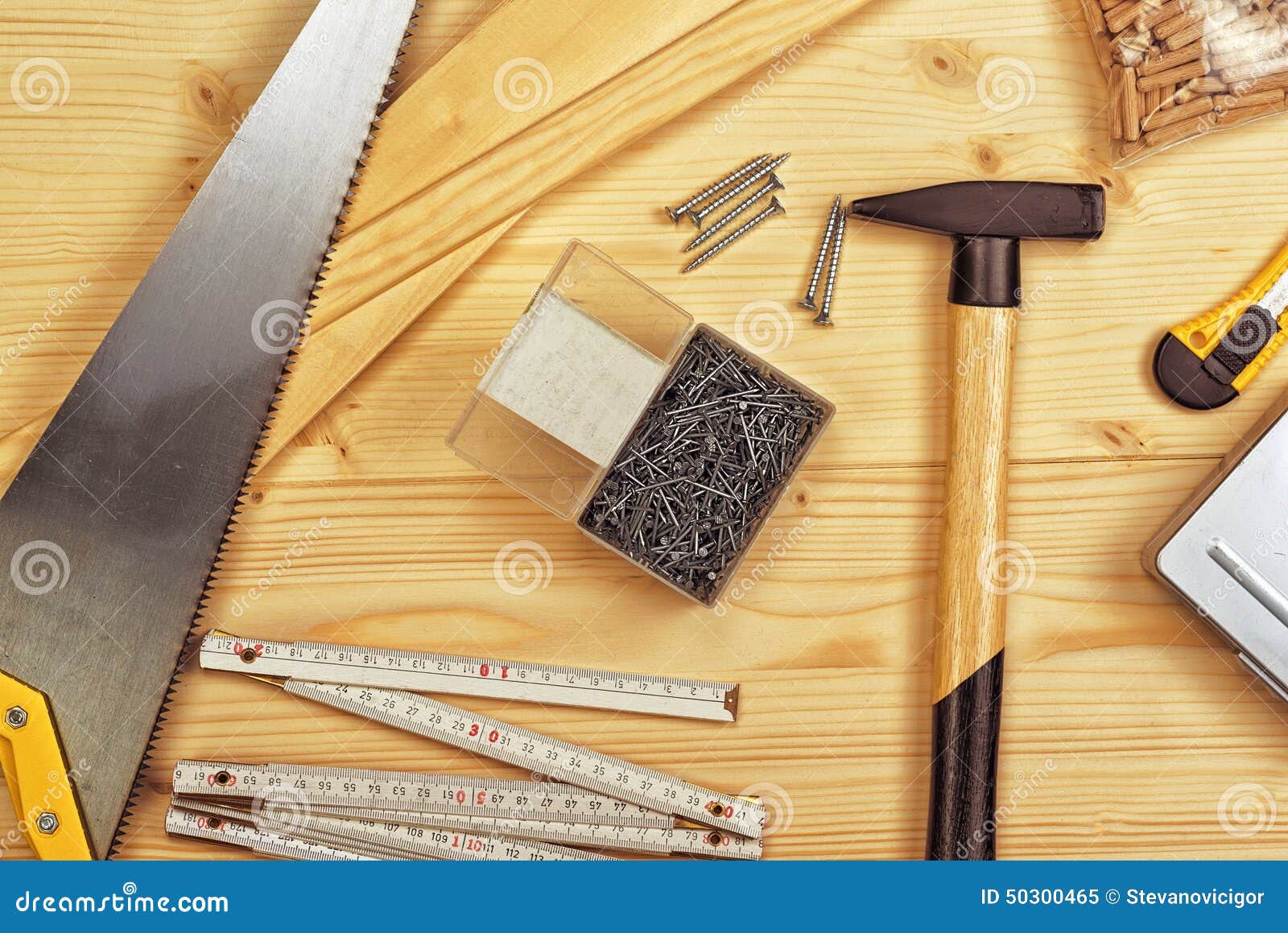 Assorted Woodwork And Carpentry Or Construction Tools ...