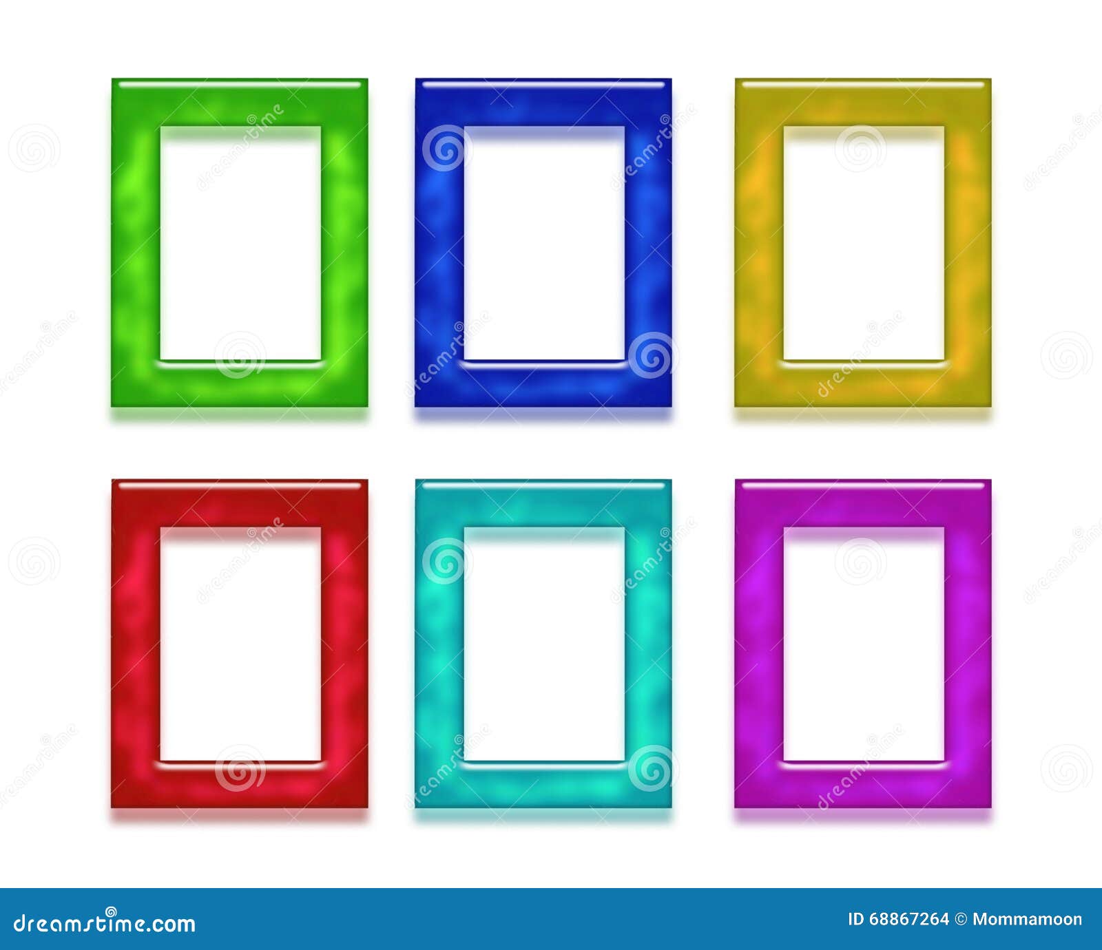 Assortment of Color Frames stock illustration. Illustration of holder