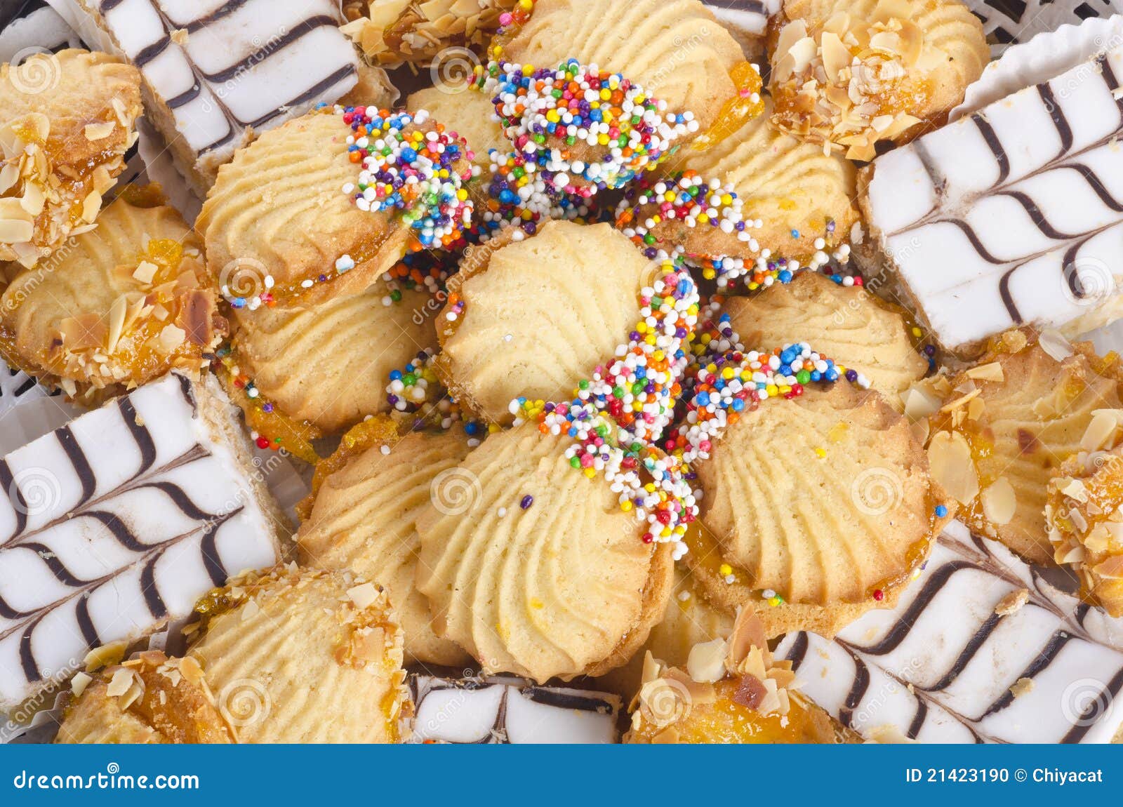 Assortment of Cookies stock photo. Image of shape, closeup 21423190