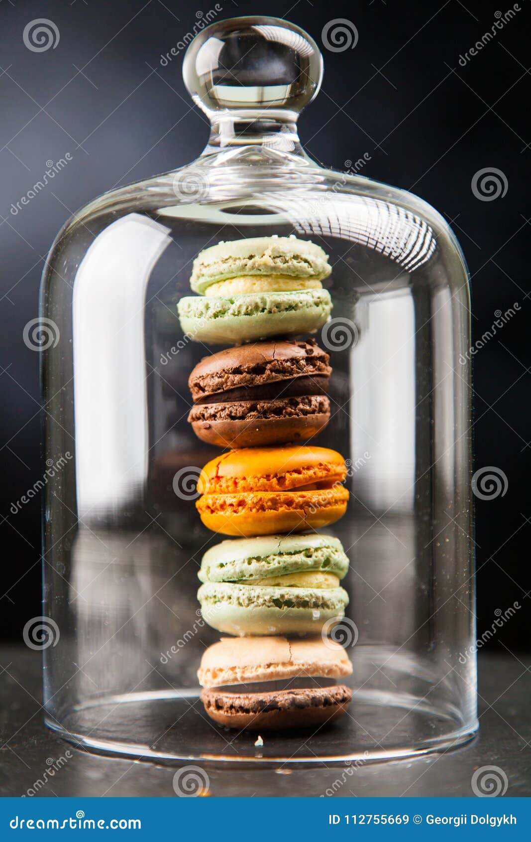 Assortment of Macaron Cookies Stock Image - Image of cookie ...