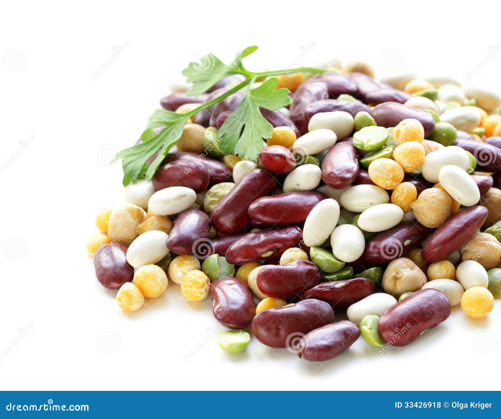Assortment of Different Types of Beans Stock Photo Image of nutrition