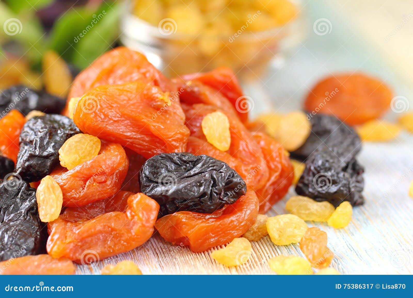 Assortment of dried fruit stock image. Image of vegan 75386317