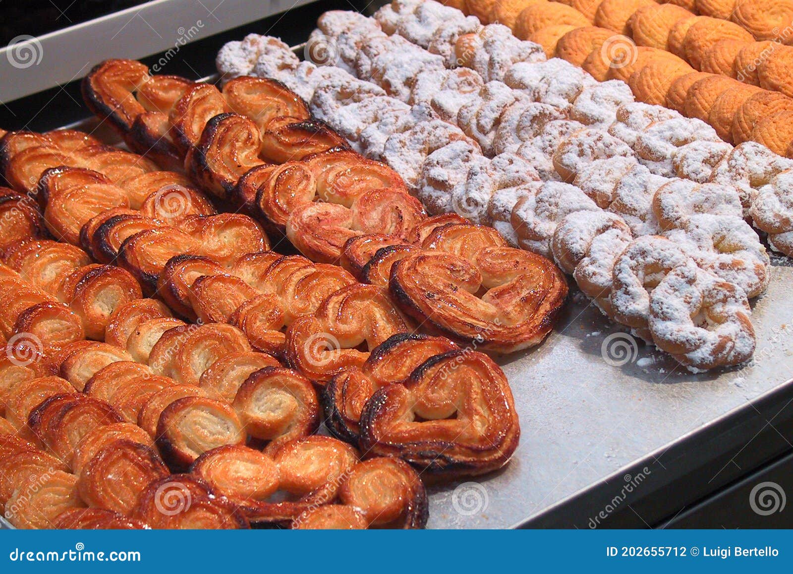 Assortment of Italian Dry Pastries Stock Photo Image of ingredient