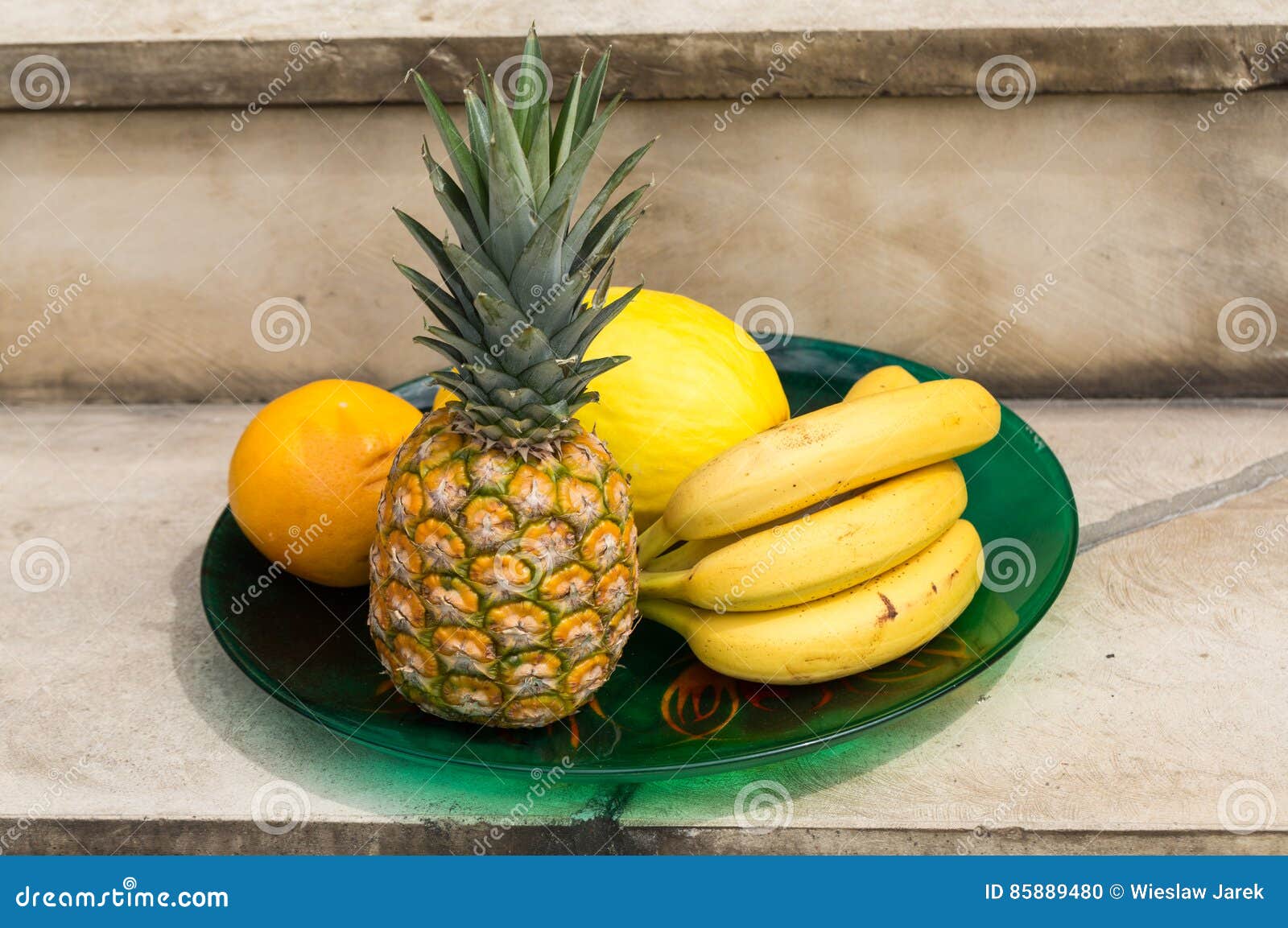 Assortment of Fresh Exotic Fruits Stock Photo Image of closeup