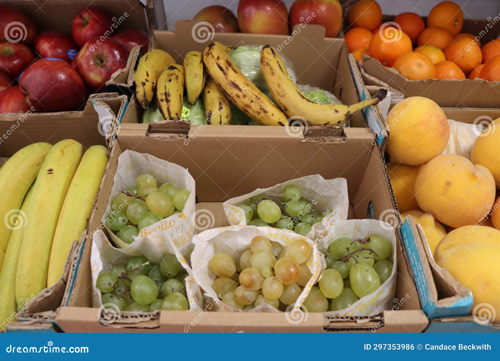 Fresh Fruit Stand stock photo. Image of apples, assortment 297353986