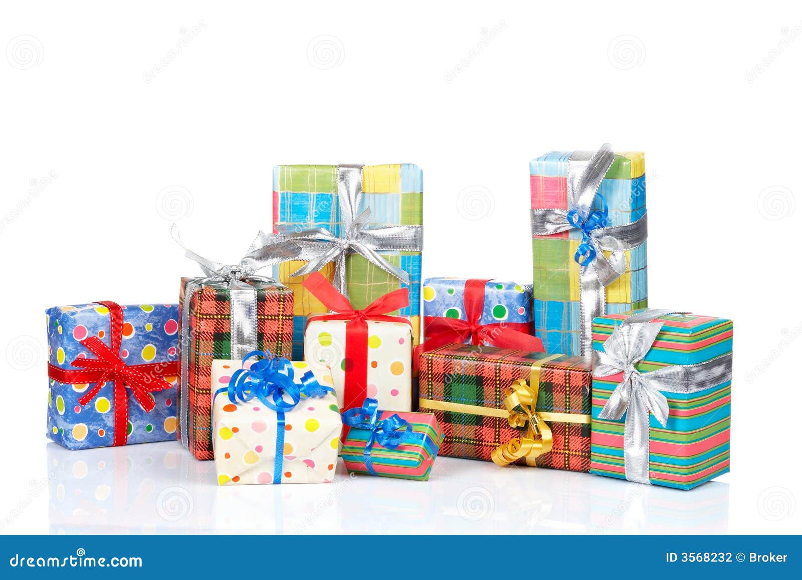 Assortment of gift boxes stock photo. Image of gift, celebrate 3568232