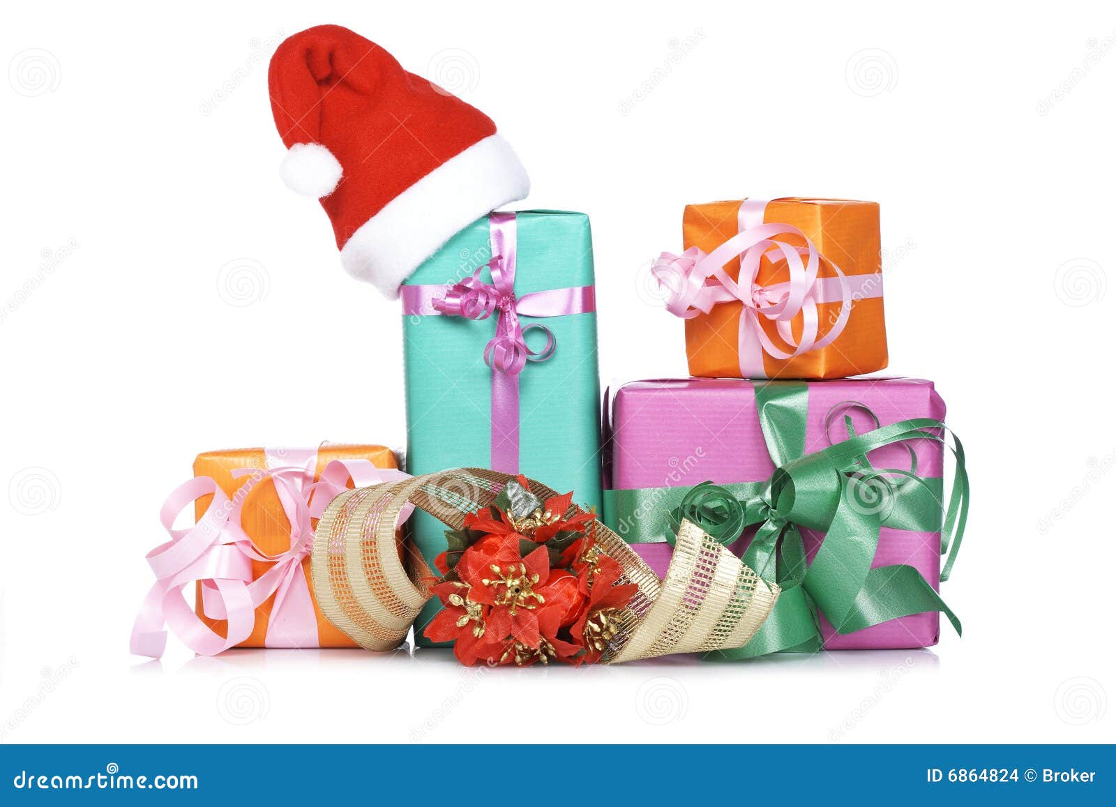Assortment of gift boxes stock photo. Image of package 6864824