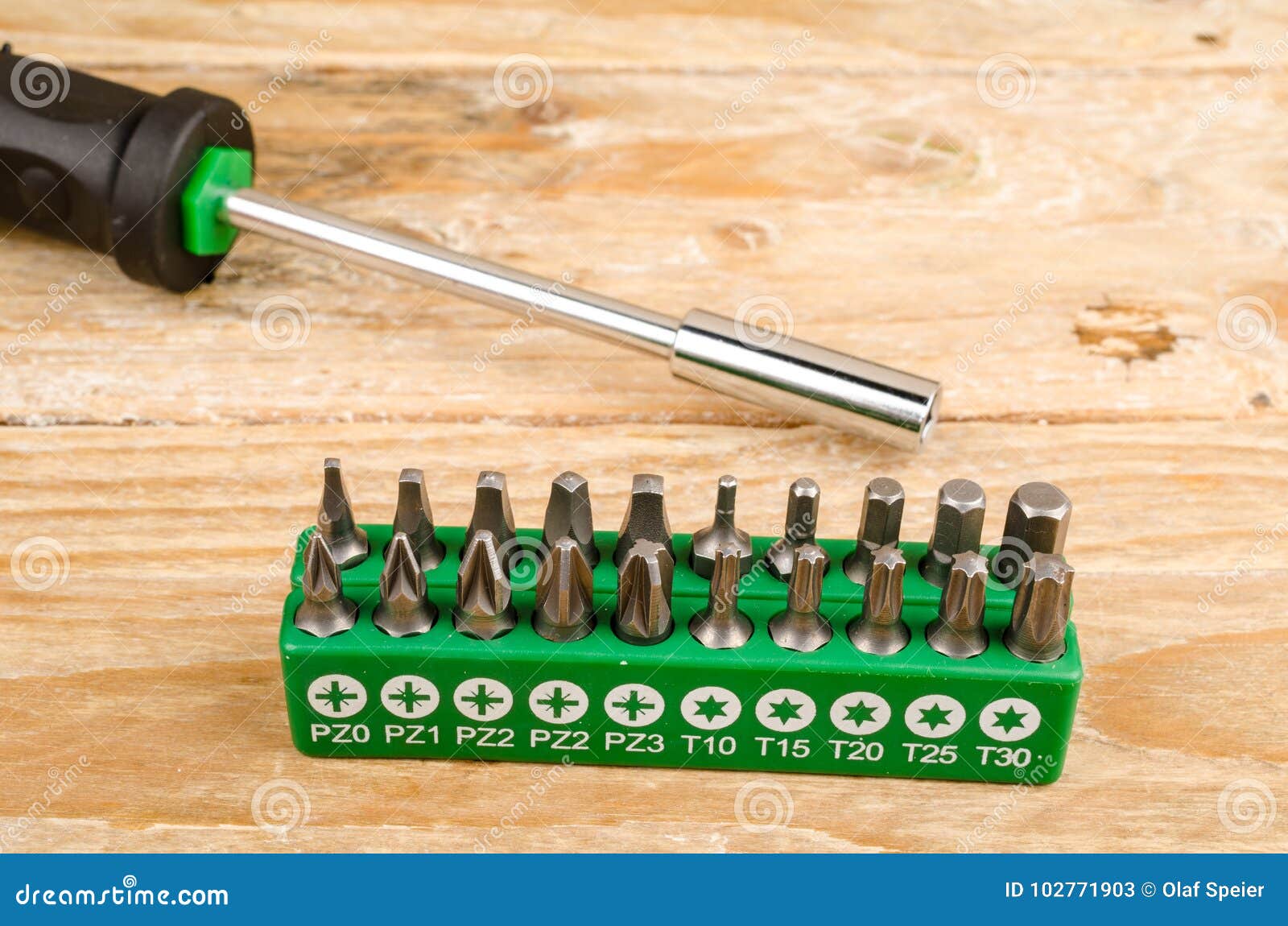 assorted screwdriver insert tips