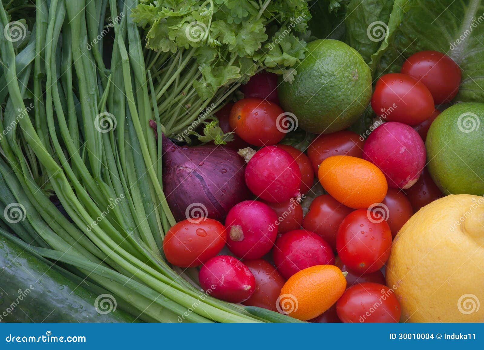 Fresh Fruits and Vegetables Stock Photo Image of horizontal, cucumber