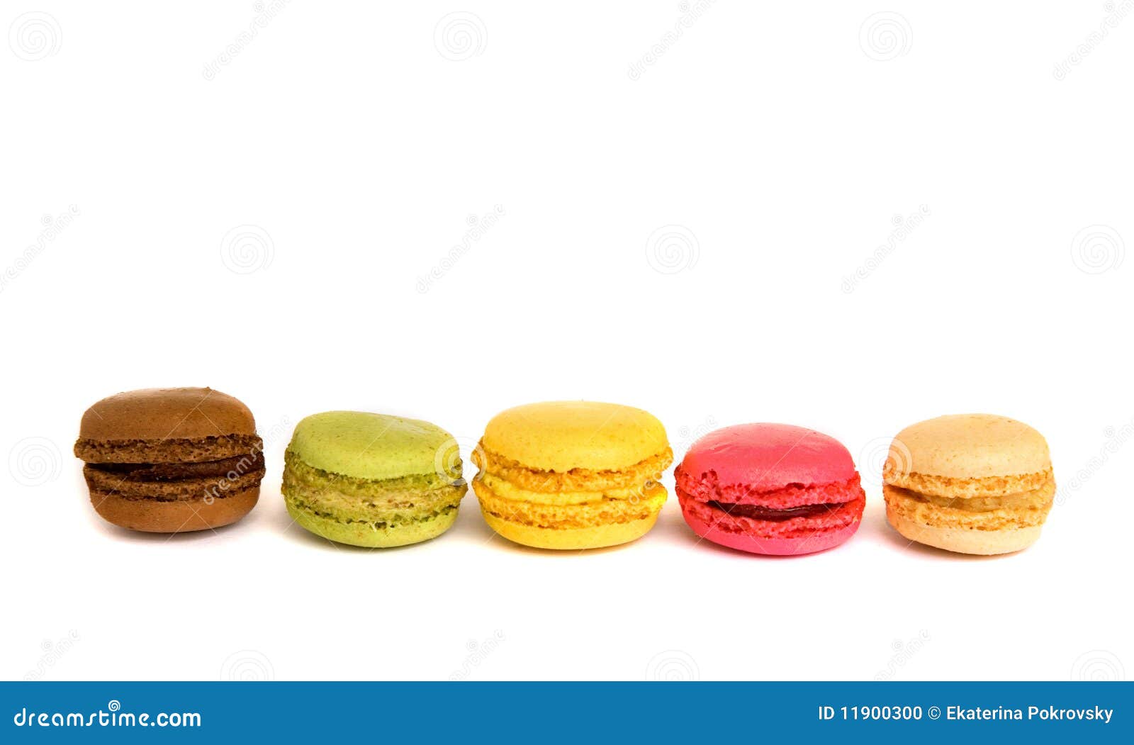 Assortment of Multicolored Macaroon Cookies Stock Photo Image of macaroon, pastry 11900300