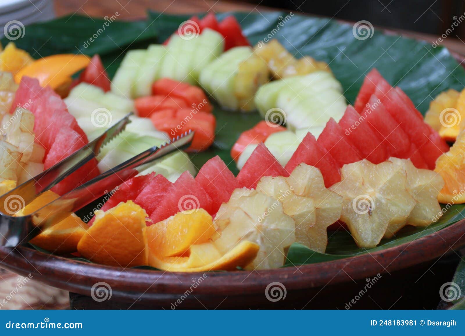 Fresh Fruit Platter stock image. Image of ready, guava 248183981