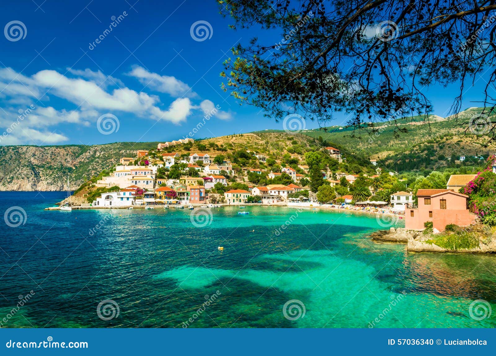 assos on the island of kefalonia in greece