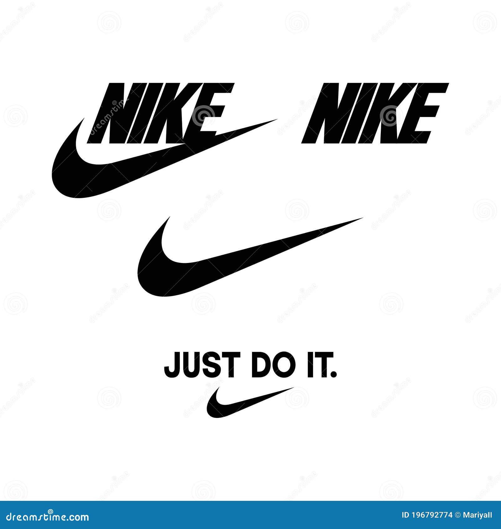 ASTANA, KAZAJSTÁN -10 De Julio De 2020: Icono De Nike Logo De Símbolo Vector Nike Imagen de archivo editorial - Ilustración de vector, 196792774