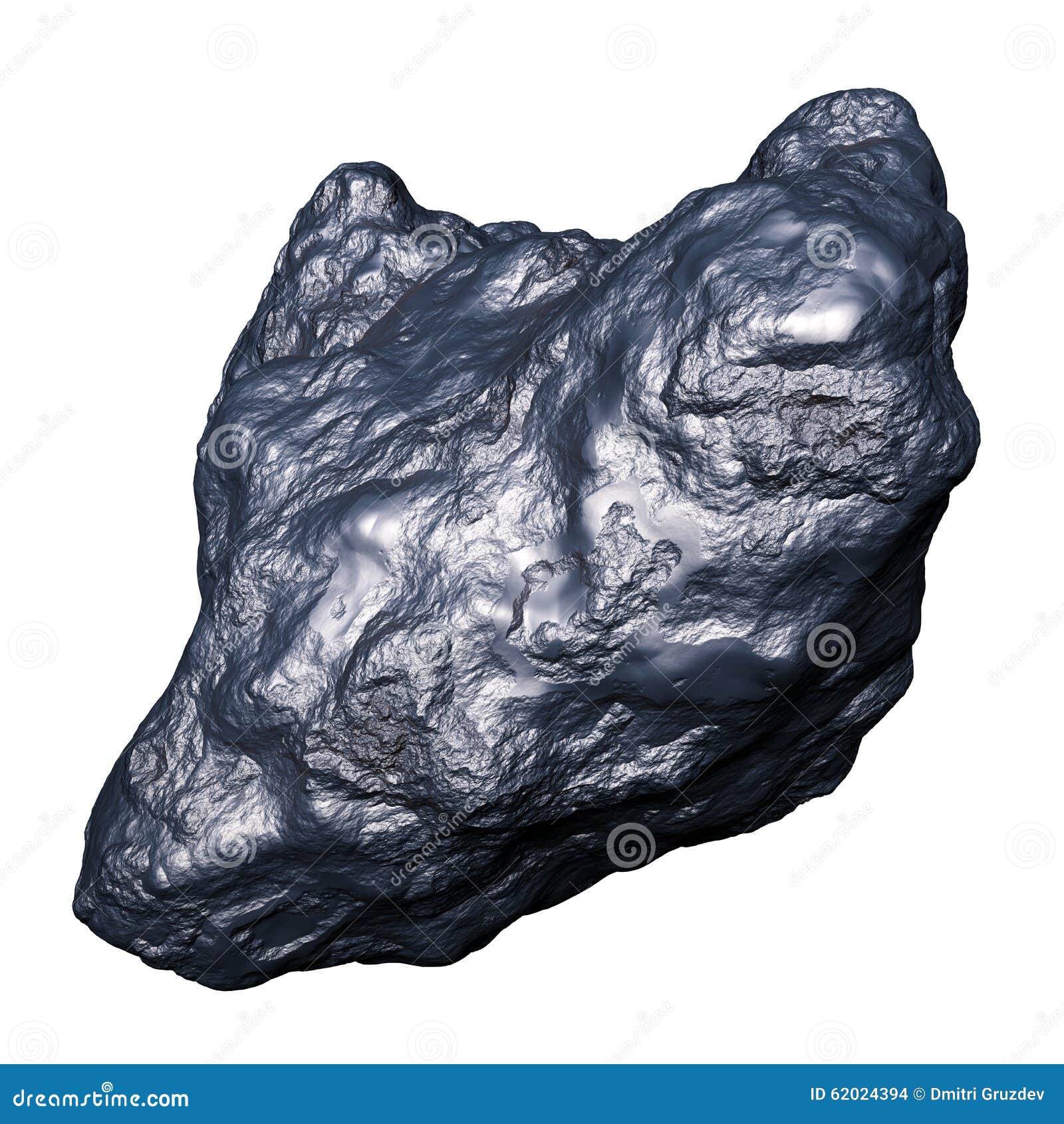 Asteroide Metálico Do Meteorito Ilustração Stock - Ilustração de queda,  terra: 62024394, image size:1600x1690