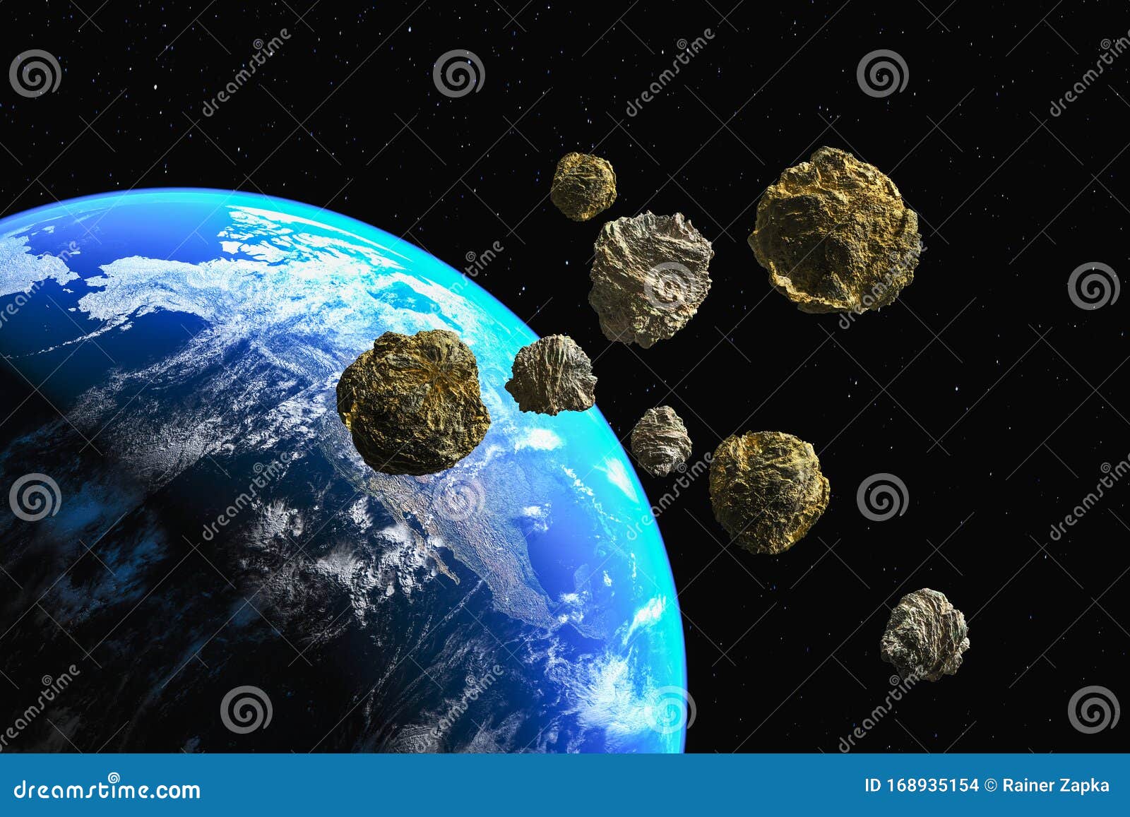 asteroids on the way to planet earth