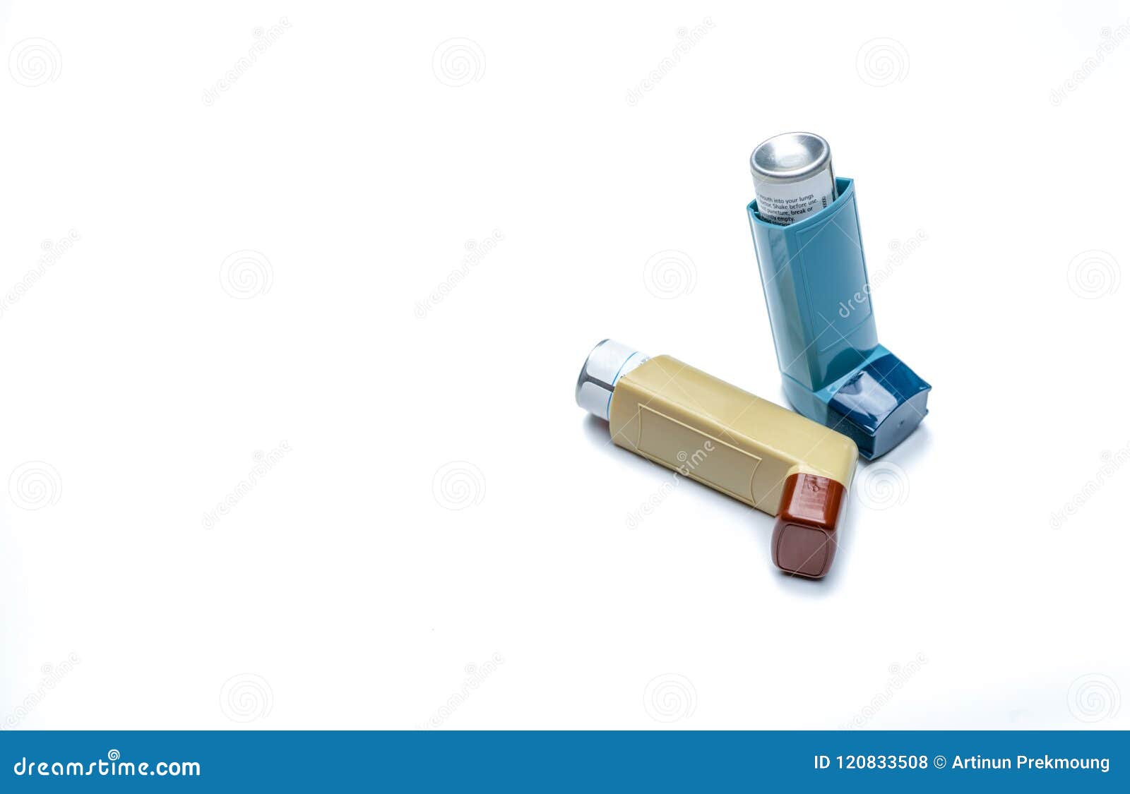 asthma inhaler. asthma controller, reliever equipment. steroids and bronchodilator drug for asthma and chronic bronchitis.