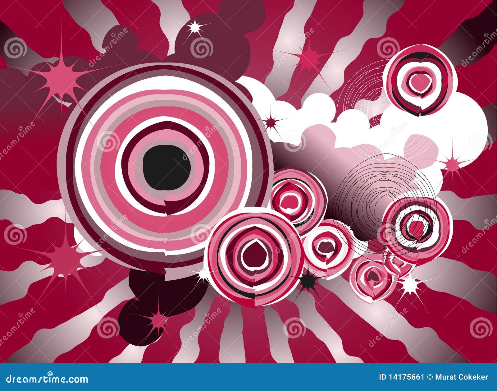 Astract Fancy Ribbons Design Stock Illustration Illustration of fancy, element 14175661