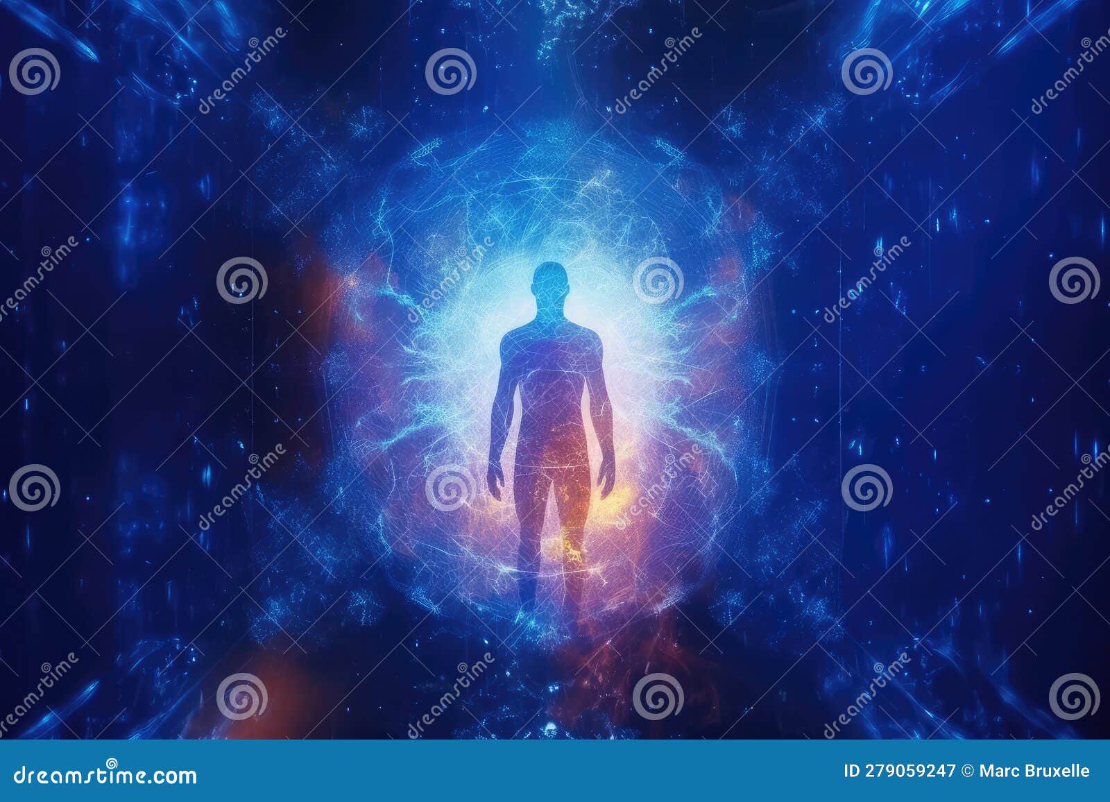 Astral Body, Psychedelic Journey, Near Death Experience AI Generated