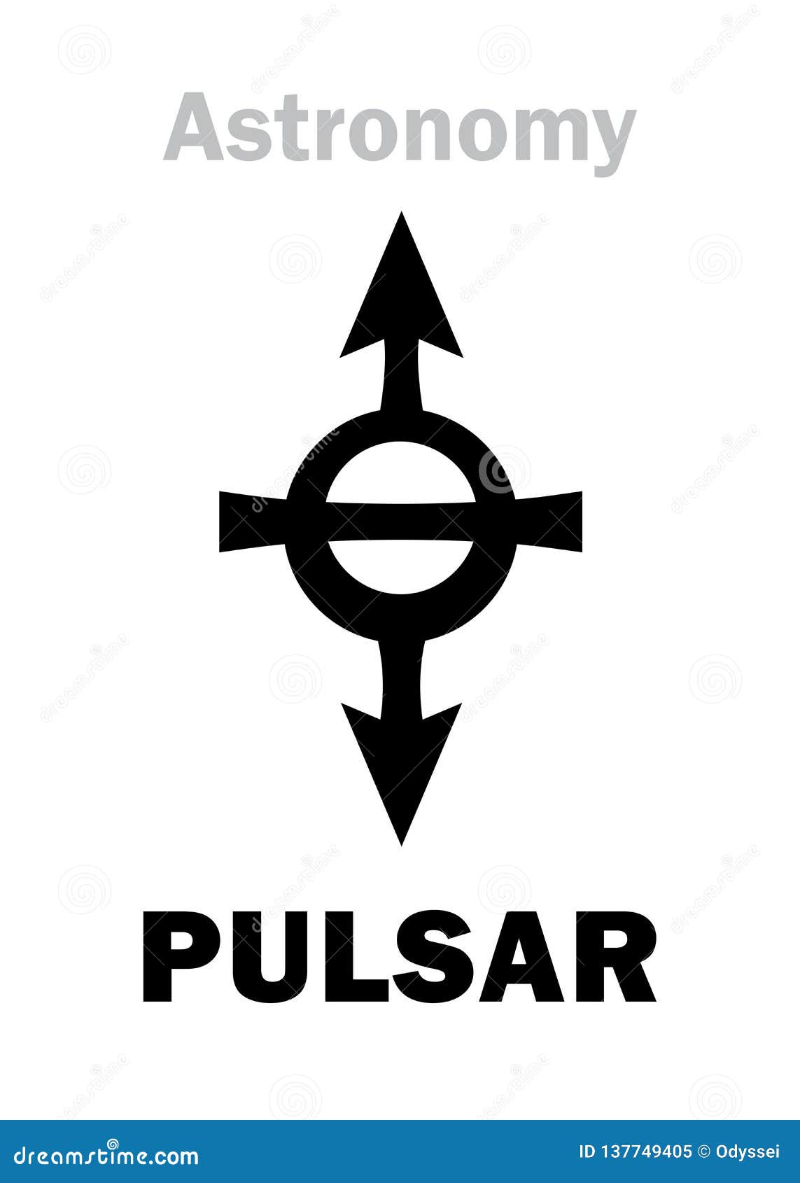 astrology: pulsar (impulse rays)