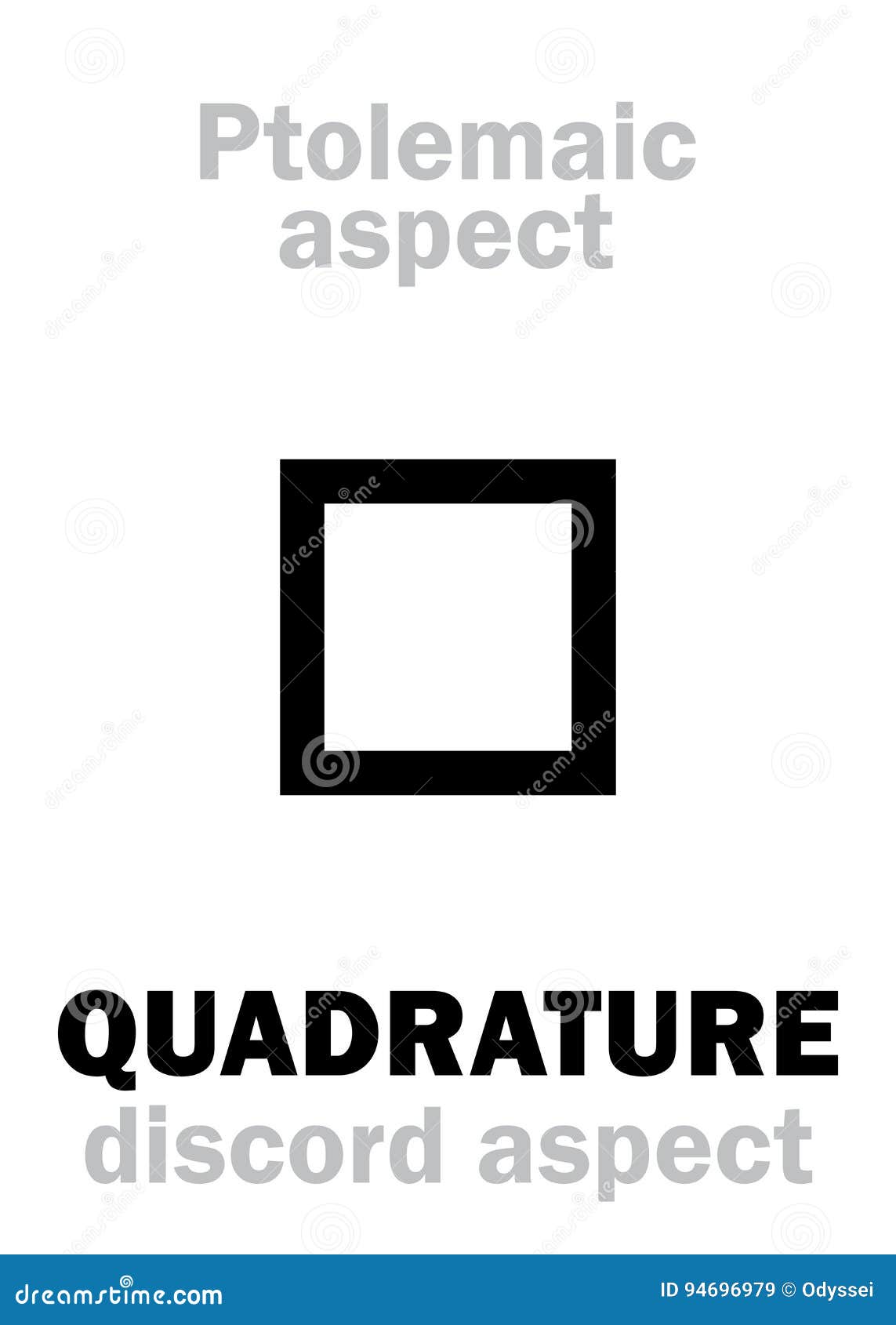 astrology: quadrature (aspect)