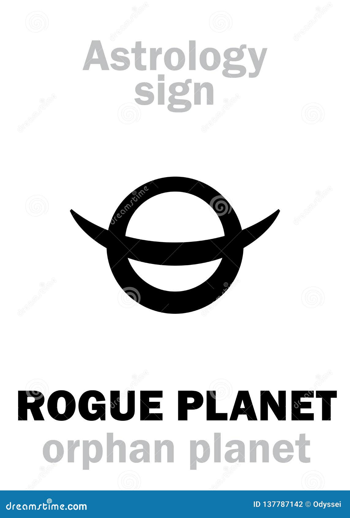 astrology: rogue planet (orphan planet)