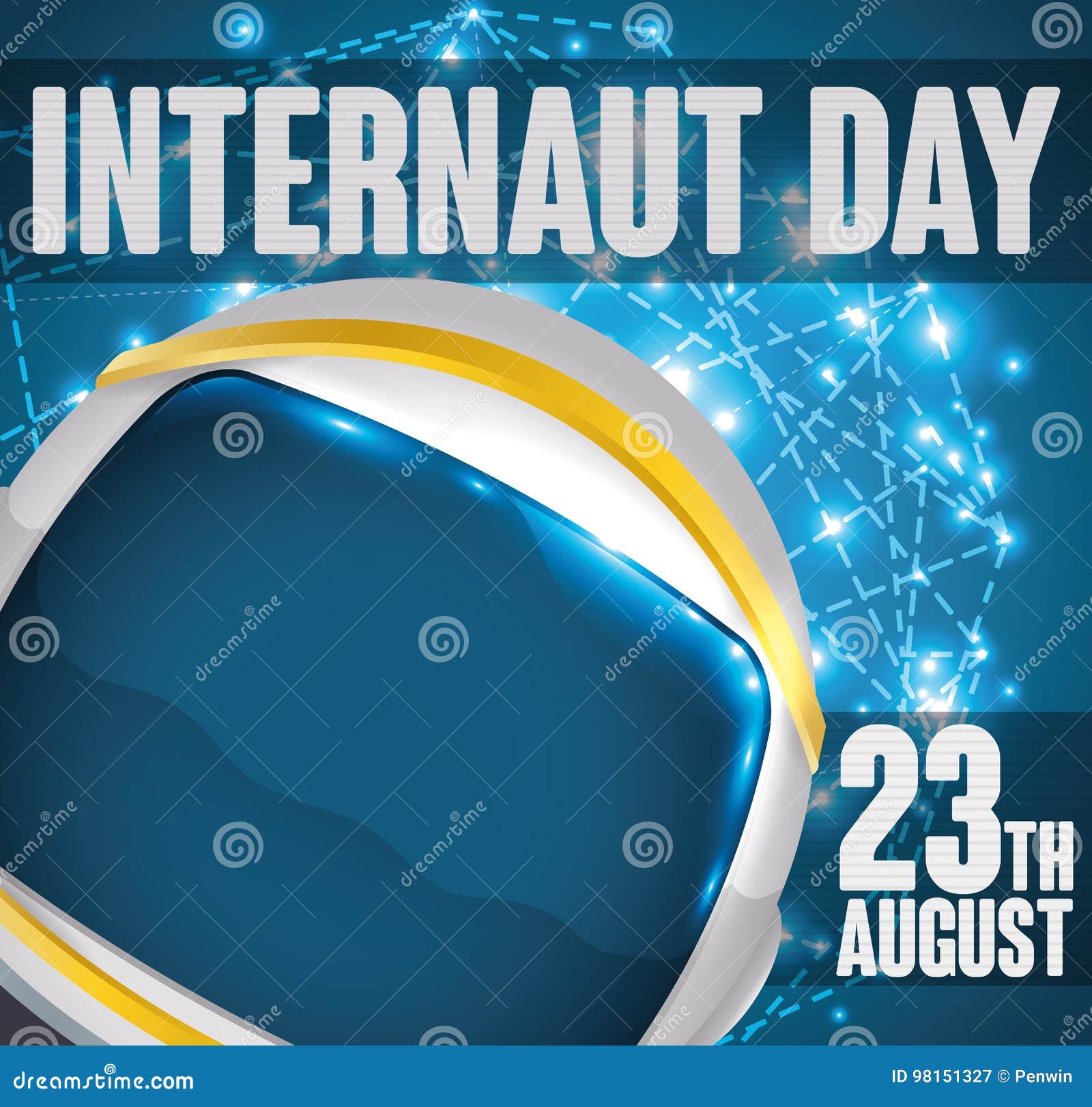 astronaut helmet navigating in the cyberspace in the internaut day,  