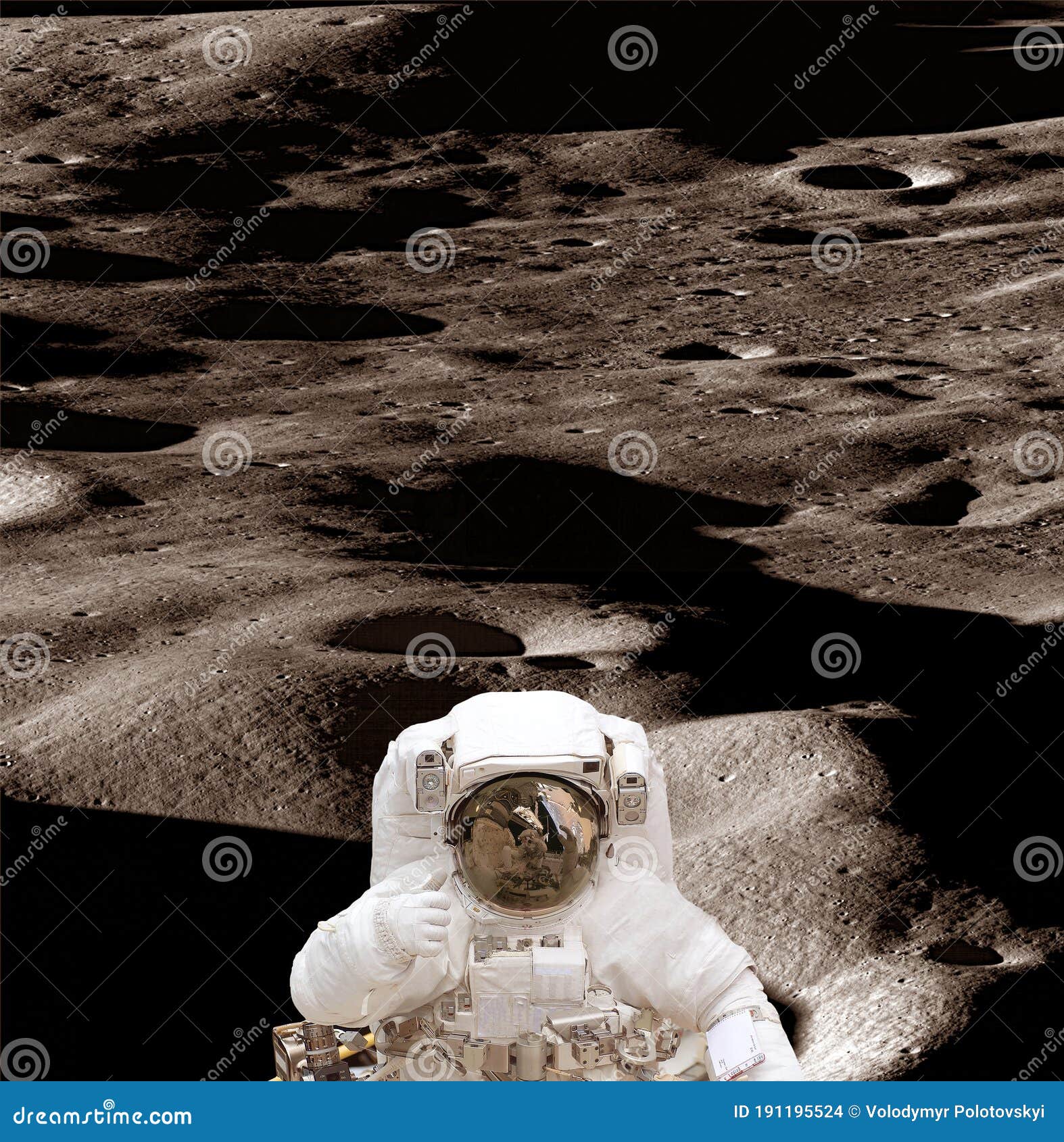 astronaut on the planet surface. the s of this image furnished by nasa