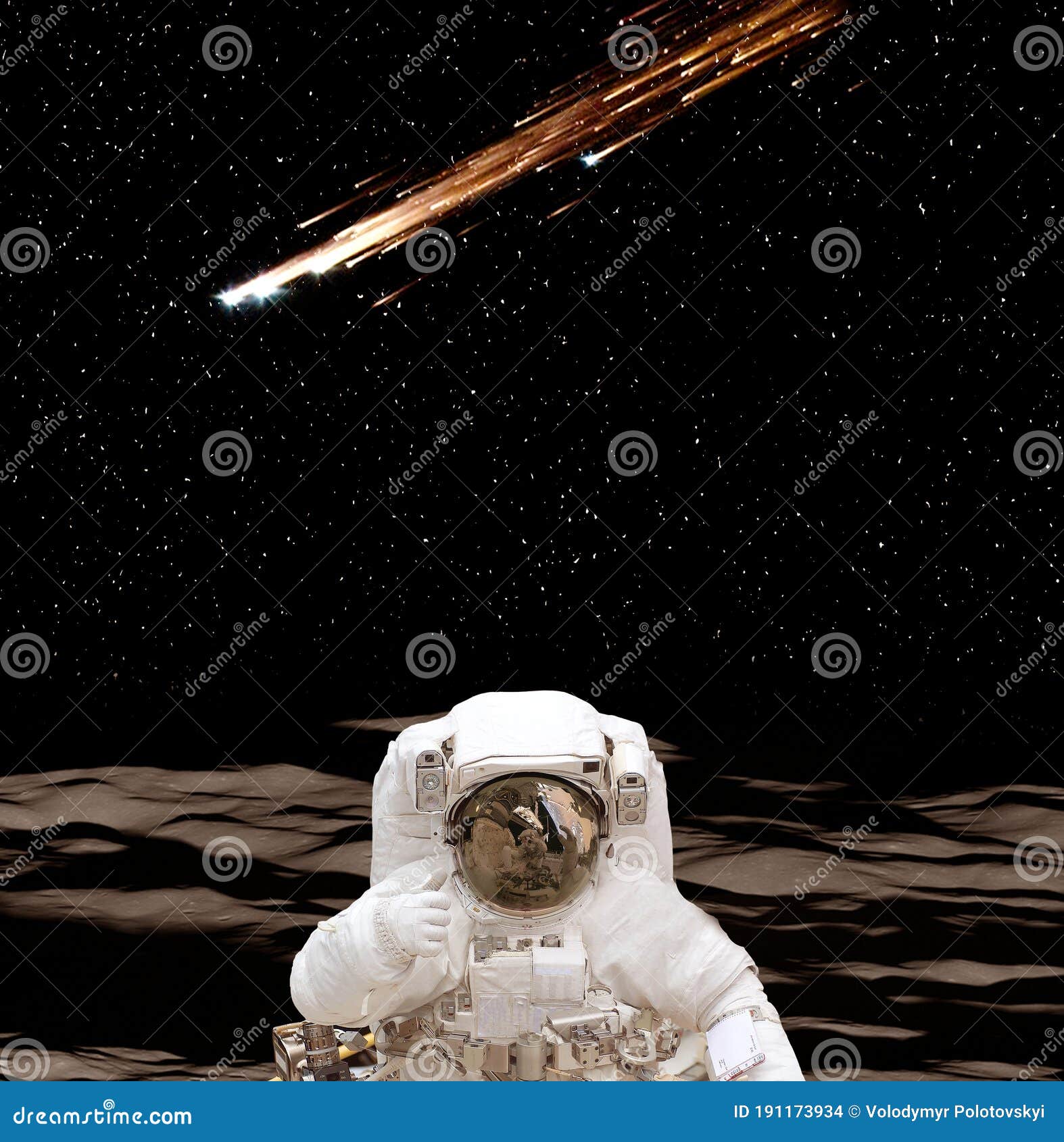astronaut on the planet surface. the s of this image furnished by nasa
